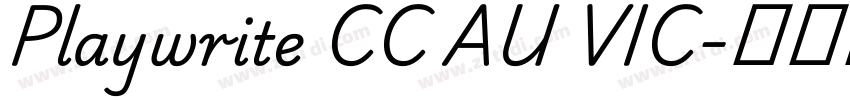 Playwrite CC AU VIC字体转换 Playwrite CC AU VIC字体转换